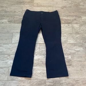American Eagle Navy Kick Boot Pants-18 Short